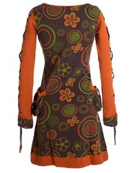 Vishes Jerseykleid Langarm Shirt Blümchenkleid Bedruckt günstig online kaufen