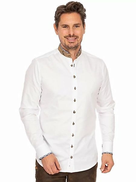 Gipfelstürmer Trachtenhemd Hemd Stehkragen 420000-4249-148 weiß jeans (Slim günstig online kaufen