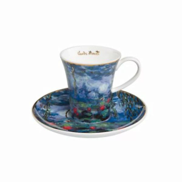 Goebel Espressotasse Claude Monet - Seerosen mit Weide bunt günstig online kaufen