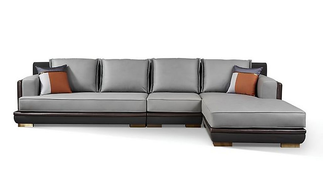 Xlmoebel Ecksofa Modernes Ledersofa in L-Form für das Wohnzimmer mit zeitge günstig online kaufen