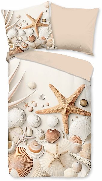 good morning Wendebettwäsche "Cote" 3 Stk. 100% Baumwolle, Renforcé, Reißve günstig online kaufen