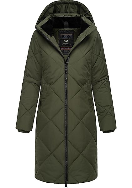 Ragwear Steppmantel "Rebela" stylischer Winterparka mit abnehmbarer Kapuze günstig online kaufen