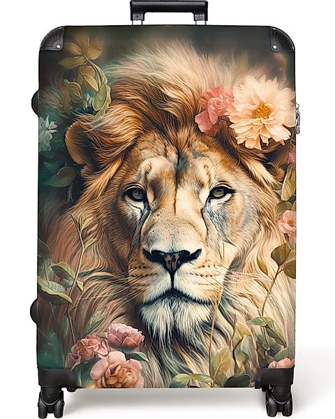 NoBoringSuitcases.com© Hartschalen-Trolley Löwe - Löwenkopf - günstig online kaufen
