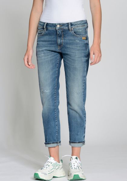 GANG Boyfriend-Jeans "94NADIA" 5-Pocket Style mit Reißverschluss und Knopf günstig online kaufen