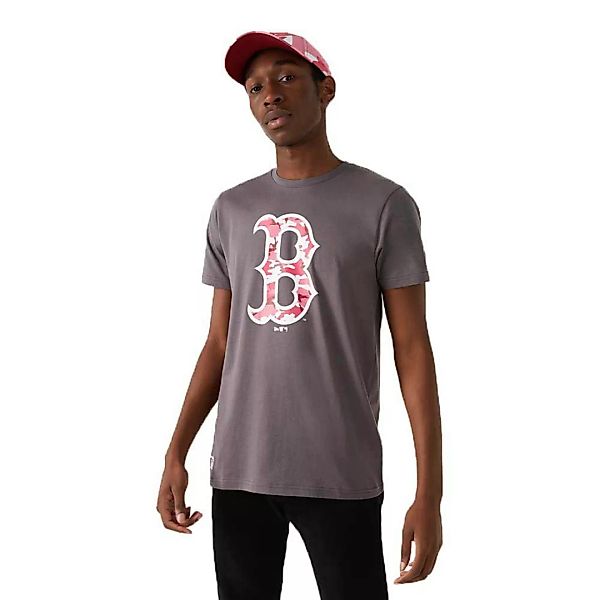 New Era Mlb Camo Boston Red Sox Kurzärmeliges T-shirt S Dark Grey günstig online kaufen
