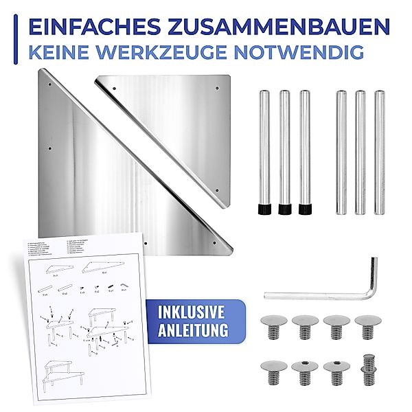 Maximex Küchenregal »Modell Massivo Duo«, Eckregal für die Küche, 2 Ablagen günstig online kaufen