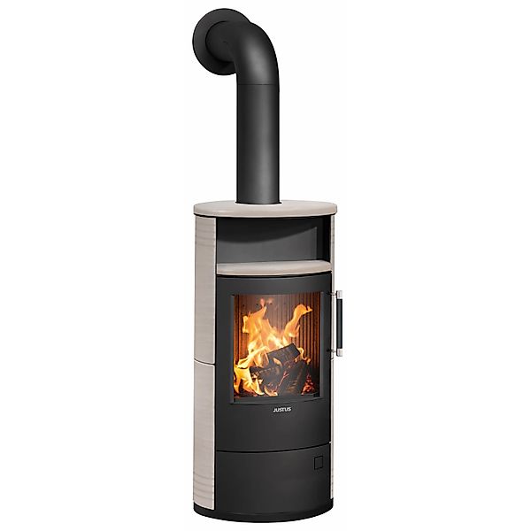 Justus Island 5 2.0 Kaminofen Keramik Schwarz-Freddo 5 kW günstig online kaufen
