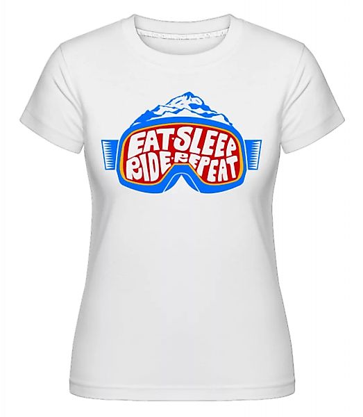 Eat Sleep Ride Repeat · Shirtinator Frauen T-Shirt günstig online kaufen
