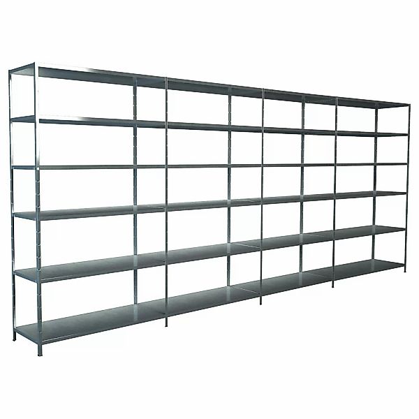 Schulte Steck-Grund-/Anbauregale 230 cm x 380 cm x 50 cm Verzinkt günstig online kaufen