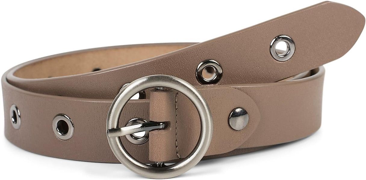 styleBREAKER Ledergürtel Leder Gürtel mit Lochnieten günstig online kaufen