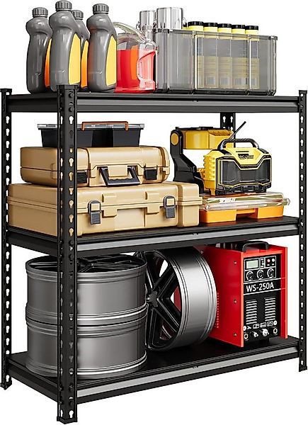 GarveeMore Schwerlastregal Steckregal Metallregal Standregal mit 3/5 verste günstig online kaufen