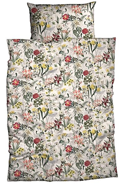 CASATEX Bettwäsche "Aunt Luzi" 2 Stk. tlg. blumiges, modernes Design günstig online kaufen
