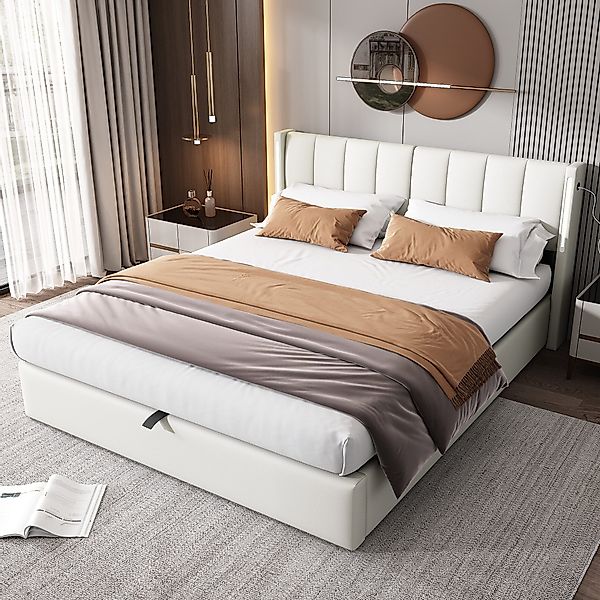 HAUSS SPOLE Polsterbett 180x200cm mit USB-Anschluss, günstig online kaufen