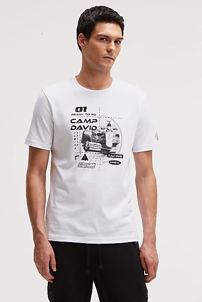 CAMP DAVID Rundhalsshirt aus Baumwolle günstig online kaufen