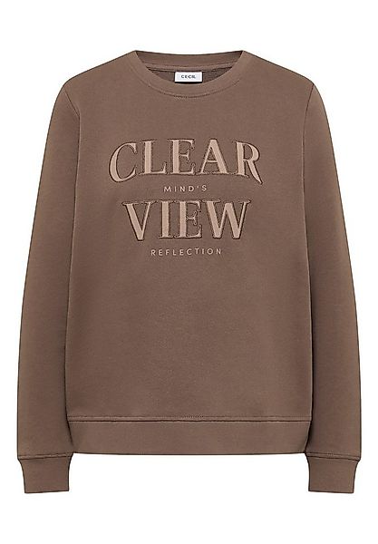 CECIL Strickpullover TOS_Sweatshirt w. Chest Artwor günstig online kaufen