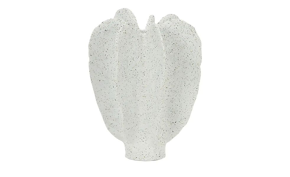 HOME STORY Deko Vase   ¦ weiß ¦ Polyresin (Kunstharz) ¦ Maße (cm): H: 36  Ø günstig online kaufen