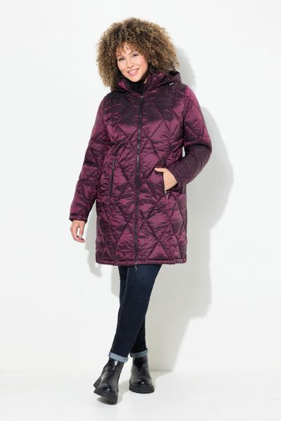 Ulla Popken Funktionsjacke HYPRAR Steppjacke Kapuze günstig online kaufen