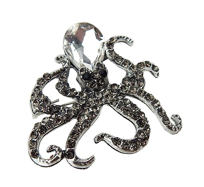 Ella Jonte Brosche, Octopus gold rot günstig online kaufen