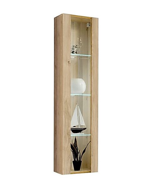 99rooms Vitrine Fli T41 (Hängevitrine, Glasvitrine, Wohnmöbel) wechselbarer günstig online kaufen