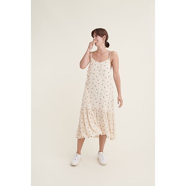 Kleid Nedel Mit Feinem Blätterprint günstig online kaufen