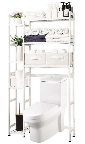 Yorbay Badregal Bambus Toilettenregal mit 7 günstig online kaufen