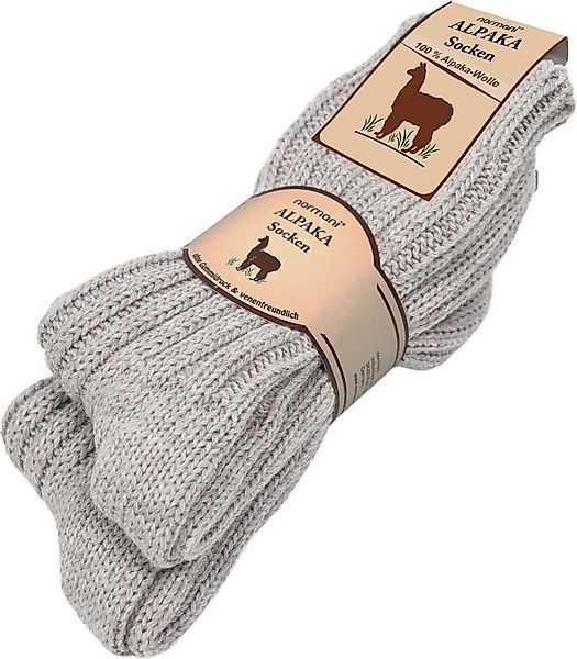 normani Thermosocken 2 Paar Alpaka-Socken mit Wolle (Set, 2 Paar) hochwerti günstig online kaufen