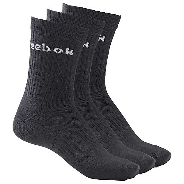 Reebok Active Core Mid Crew Socken 3 Paare EU 40-42 Black günstig online kaufen