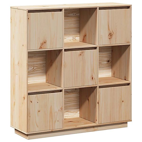 vidaXL Highboard 110,5x35x117 cm Massivholz Kiefer 814369 günstig online kaufen