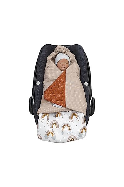 Einschlagdecke Sommer-Einschlagdecke Babyschale Regenbogen (0 bis günstig online kaufen