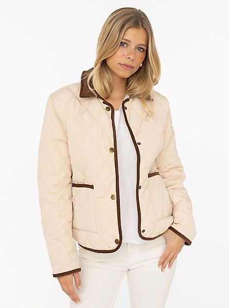 Zwillingsherz Steppjacke ""Classic"" Kordkragen, Knopfleiste und Taschen günstig online kaufen