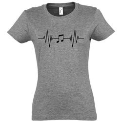 Youth Designz T-Shirt Heartbeat Musik Note günstig online kaufen
