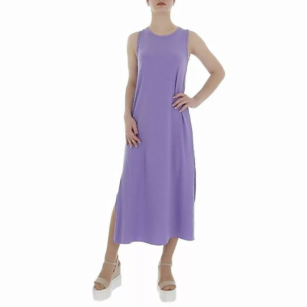Ital-Design Sommerkleid Damen Freizeit (86164348) Stretch Rippstrickoptik M günstig online kaufen