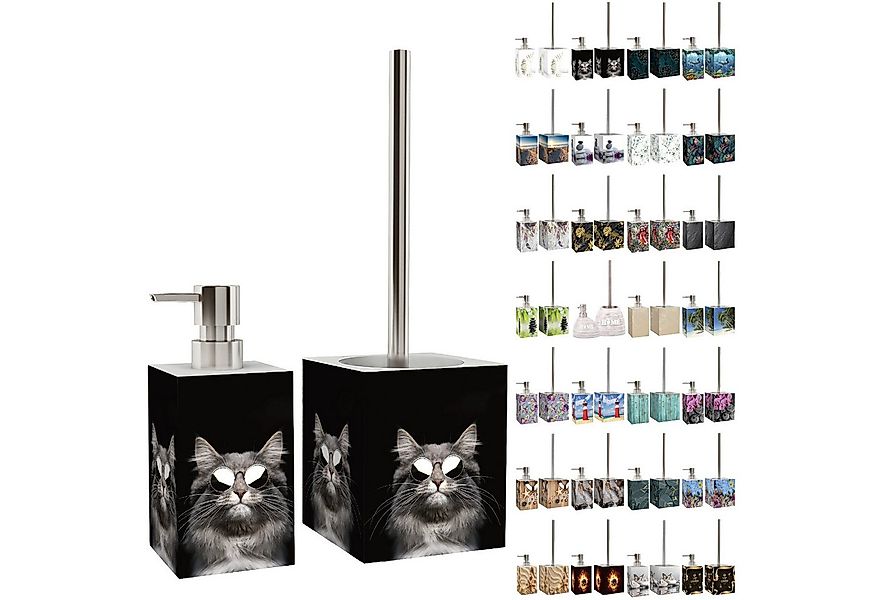 Sanilo Badaccessoire-Set mit Motiv, viele schöne Seifenspender und WC Bürst günstig online kaufen