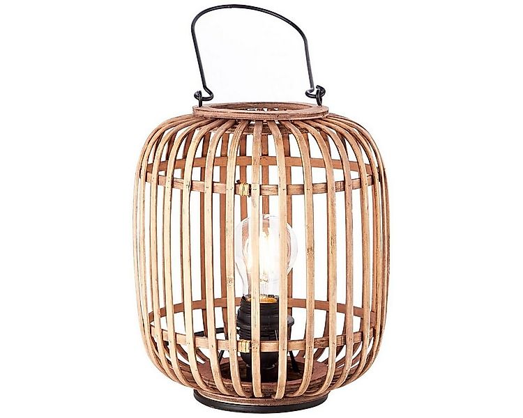 Brilliant Tischleuchte Woodrow, ohne Leuchtmittel, Tischlampe mit Tragegrif günstig online kaufen