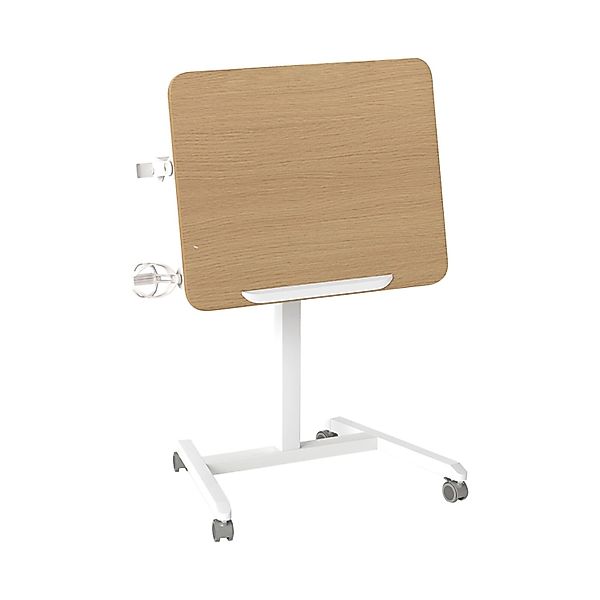 Costway Beistelltisch Höhenverstellbar mit Rollen & Neigbarer Tischplatte günstig online kaufen