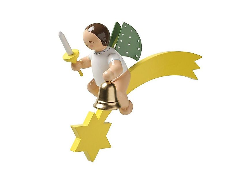 Wendt & Kühn Weihnachtsfigur Engel mit Glocke und Kerze auf Komet 650/70/53 günstig online kaufen