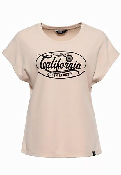 QueenKerosin T-Shirt California (1-tlg) Wohlfühlfaktor mit Modal günstig online kaufen