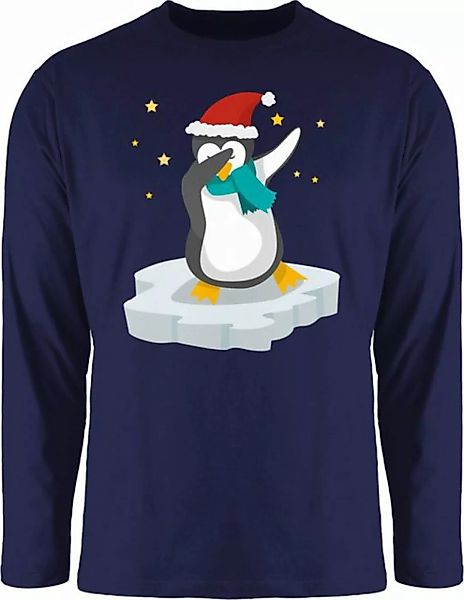 Shirtracer Rundhalsshirt Dab Pinguin Weihnachten Weihachten Kleidung günstig online kaufen