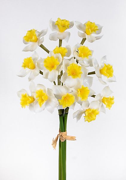 Kunstblume Narzissenbund Real Touch 50cm ZJ günstig online kaufen