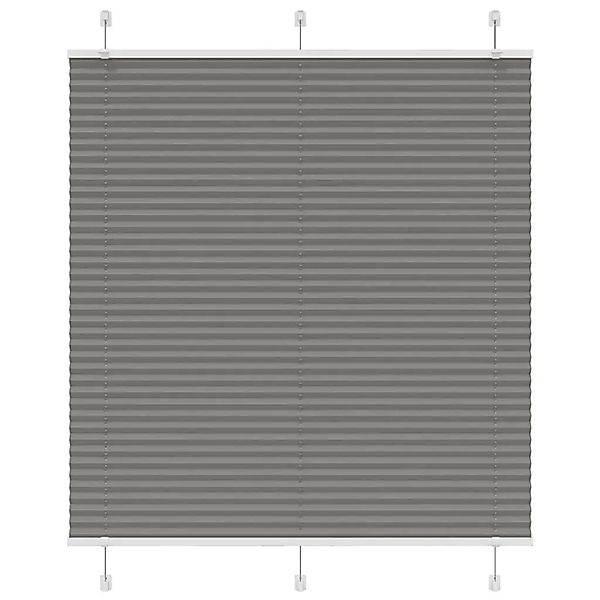 vidaXL Plissee Anthrazit 120x150 cm Stoffbreite 119,4 cm Polyester 4015096 günstig online kaufen