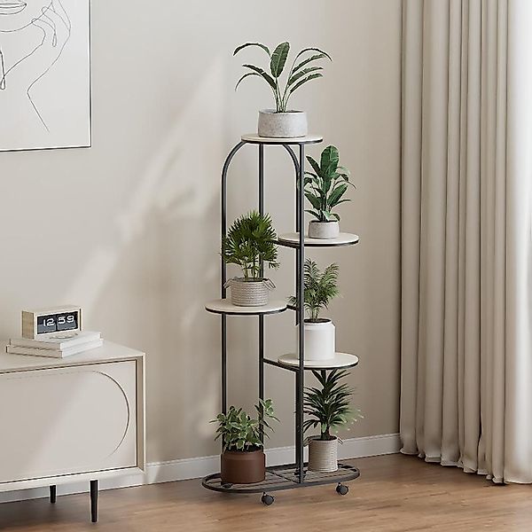 GarveeMore Blumenständer Pflanzenregal Blumentopfhalter Schmiedeeisen Ecke günstig online kaufen
