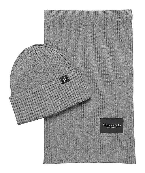 Marc O'Polo Strickmütze Knitted Hat And Scarf Set (Set, 2-St) günstig online kaufen