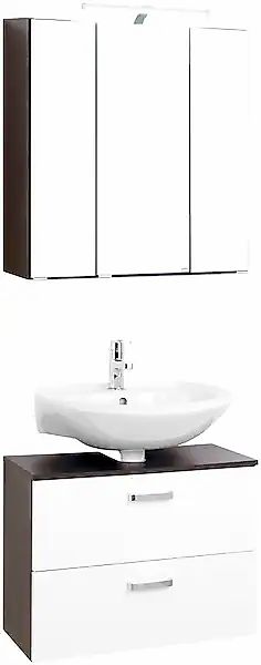 welltime Badmöbel-Set »Dorina«, (2 St.), Breite 60 cm, Spiegelschrank mit L günstig online kaufen