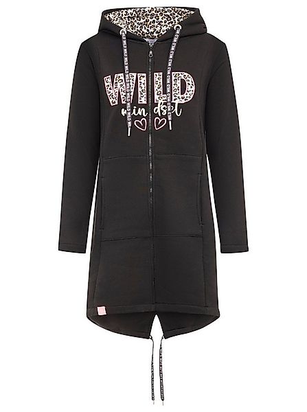 Zwillingsherz Kapuzensweatjacke Hoodiemantel "Wild Mindset" günstig online kaufen