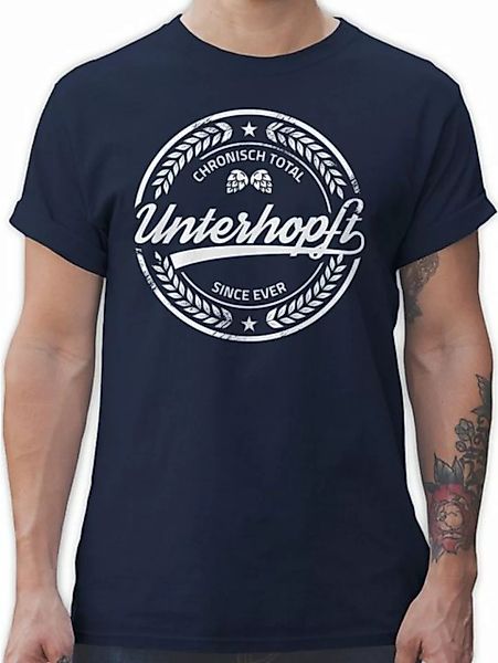 Shirtracer T-Shirt Chronisch Unterhopft Bierliebhaber Geschenk Bier Mode fü günstig online kaufen