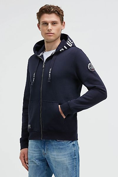 CAMP DAVID Kapuzensweatjacke mit Baumwolle günstig online kaufen