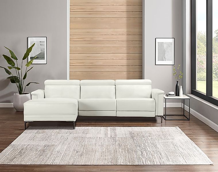 Places of Style Ecksofa Lund, mit man. o. elektr. Relaxfunktion und USB/ Ko günstig online kaufen