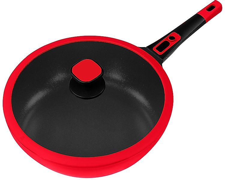 KING Bratpfanne ""Click-Grip Xylan Plus Silver Diamond", mit Glasdeckel" Al günstig online kaufen