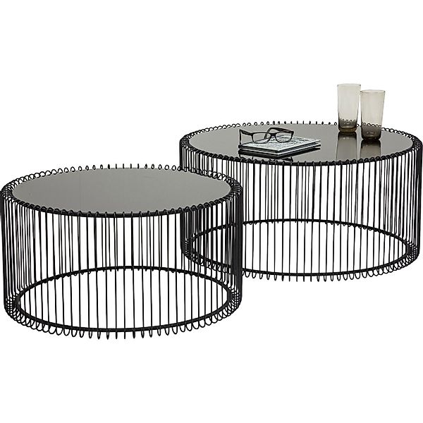 Kare Design Couchtisch Wire (2er Set), günstig online kaufen