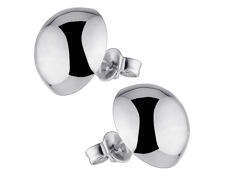 Materia Paar Ohrstecker Damen Silber Halbkugel Rund Ø12mm SO-19, 925 Sterli günstig online kaufen